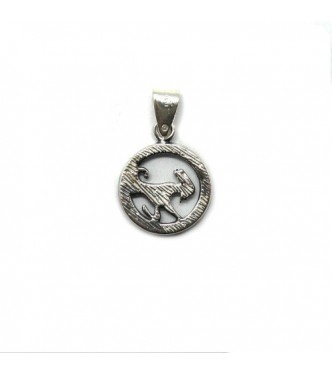 PE001353 Genuine sterling silver pendant charm solid hallmarked 925 zodiac sign Capricorn